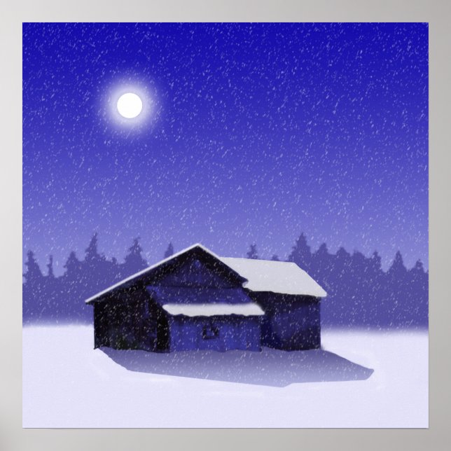 Póster Winter Barn 2 (Frente)