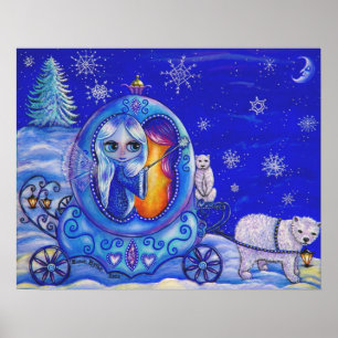 Póster Winter Carriage Ride