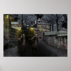 Póster winter castle poster