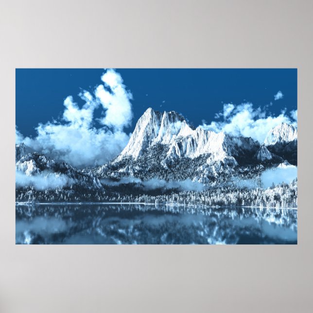 Póster Winter Cliffs (Frente)