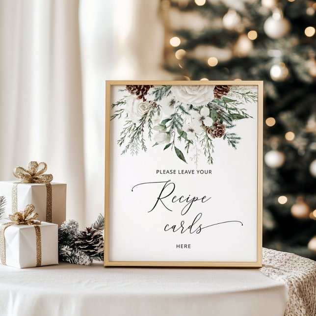 Póster Winter elegante deja tu receta aquí (Subido por el creador)