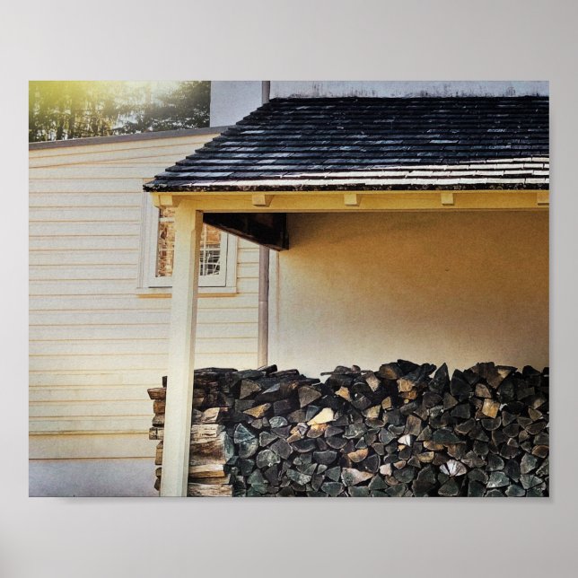 Póster Winter Farmhouse (Frente)