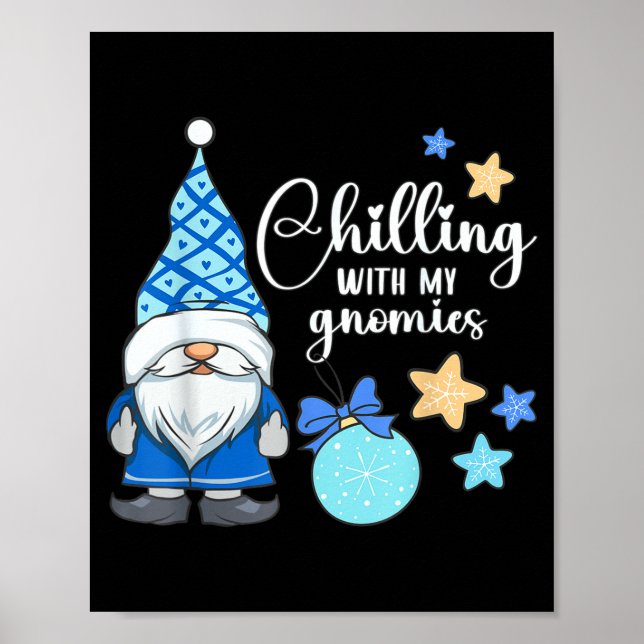 Póster Winter Gnome, Nordic, Christmas Gnome  (Frente)