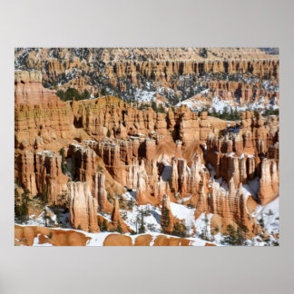 Póster Winter in Bryce Canyon, Sunset Point, print