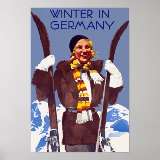 Póster Winter in Germany
