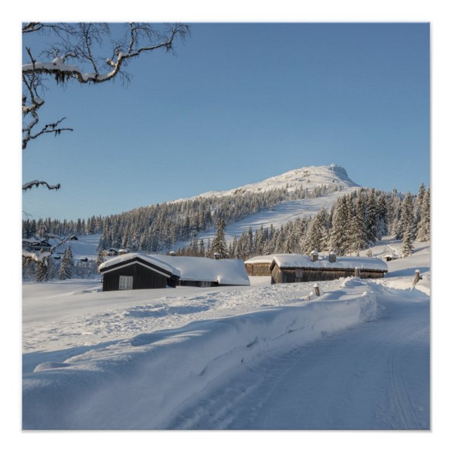 Póster Winter in Norway (Anverso)