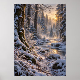 Póster Winter in the Fourfold Forest