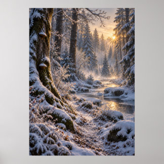 Póster Winter in the Fourfold Forest