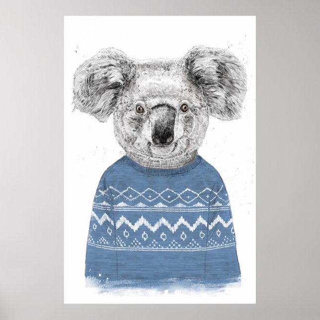Póster Winter koala (Frente)
