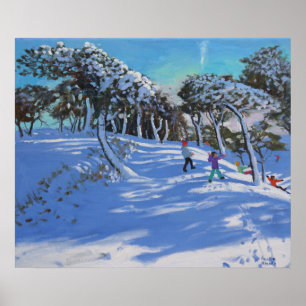 Póster Winter Ladmanlow Derbyshire 2013