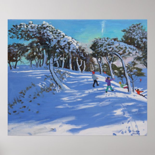 Póster Winter Ladmanlow Derbyshire 2013 (Frente)