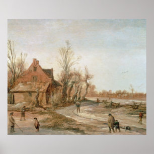 Póster Winter Landscape, 1623