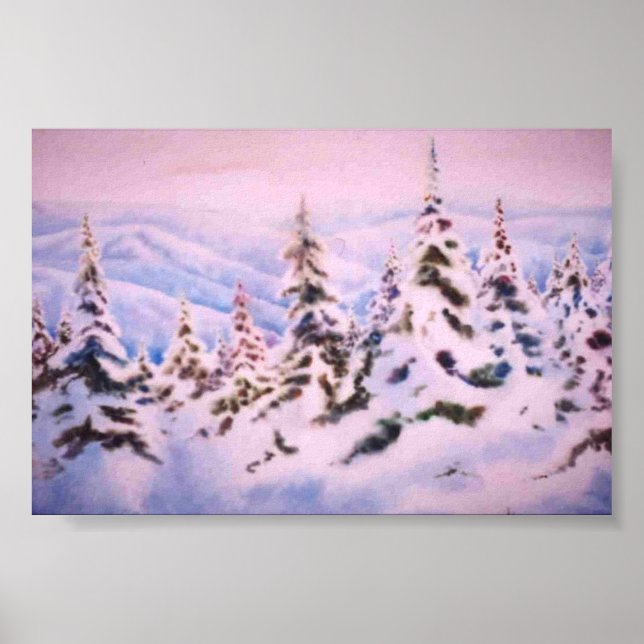 Póster Winter Landscape Mini-Poster (Frente)