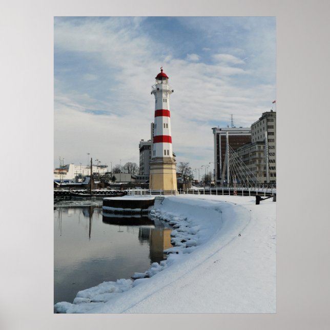 Póster Winter Lighthouse (Frente)