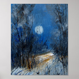 Póster Winter-Moon