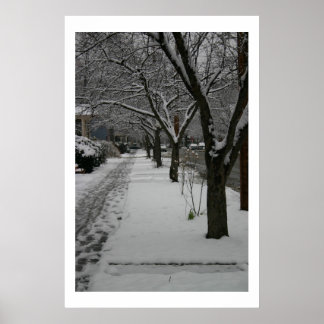 Póster Winter Morning