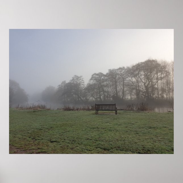Póster Winter Morning Walk in the Park (Frente)