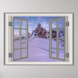 Póster Winter Mountain USA Guay Fab Window Poster