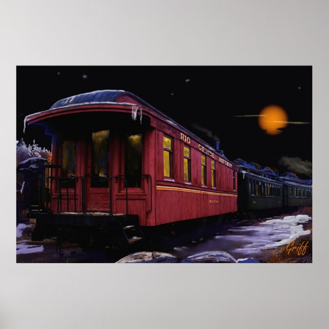 Póster Winter on the Rio Grande Southern (Frente)