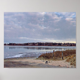 Póster Winter Seashore Cape Cod Poster