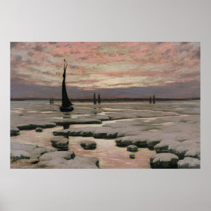 Póster Winter Sunset