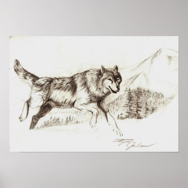 Póster Winter Wolf (Frente)