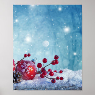 Póster Winter Wonderland Scene