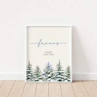 Winter Woodland favorece el Rótulo