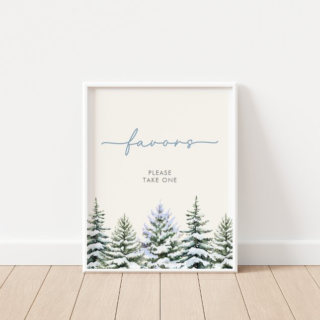 Póster Winter Woodland favorece el Rótulo (Subido por el creador)
