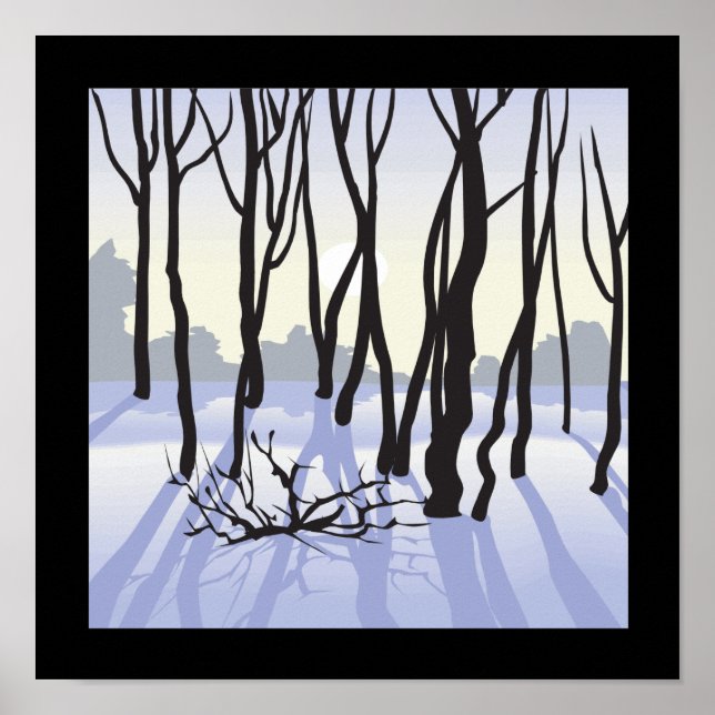 Póster Winter Woods (Frente)