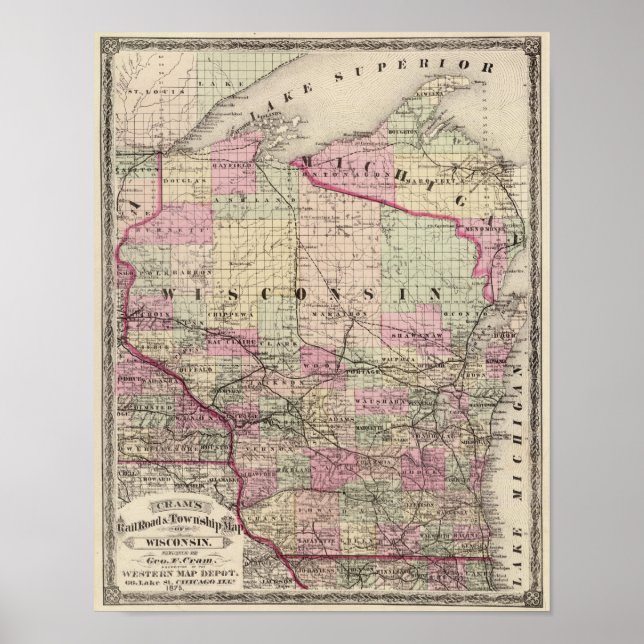 Póster Wisconsin 8 (Frente)