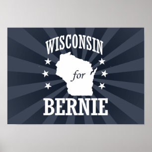 PÓSTER WISCONSIN PARA LAS CHORREADORAS DE BERNIE