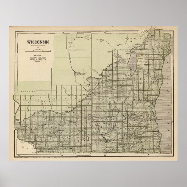 Póster Wisconsin parte sur (Frente)