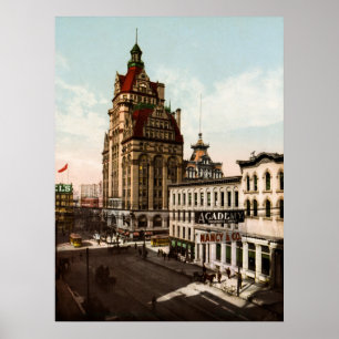 Póster Wisconsin Street Milwaukee