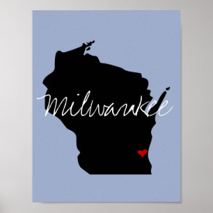 Póster Wisconsin Town