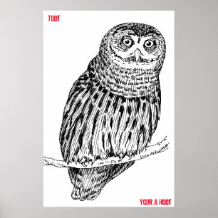 Póster Wise Old Owl Poster