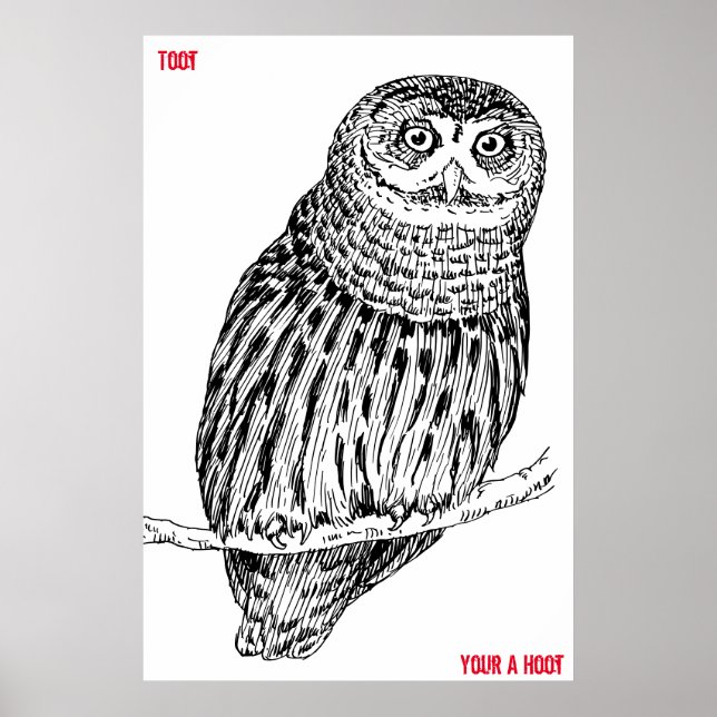 Póster Wise Old Owl Poster (Frente)