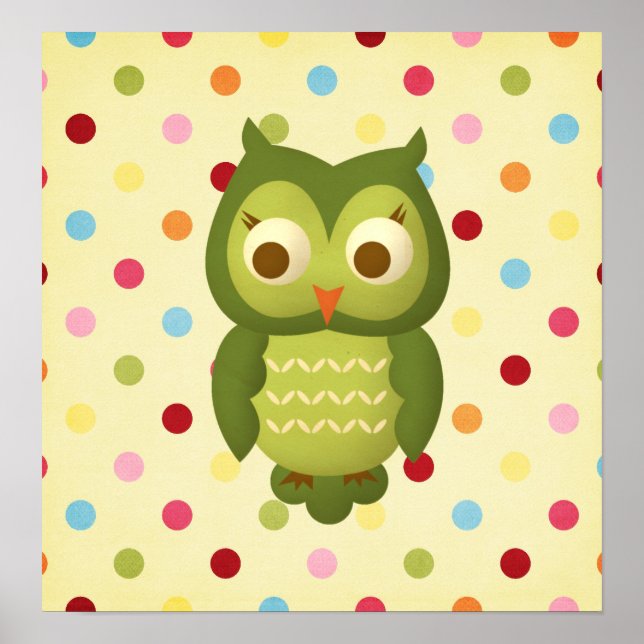 Póster Wise Owl (Frente)
