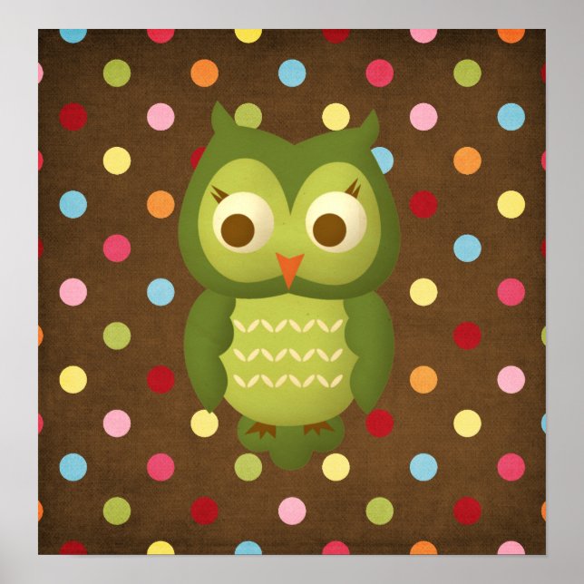 Póster Wise Owl (Frente)