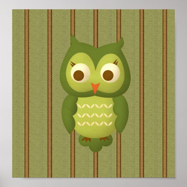 Póster Wise Owl (Frente)
