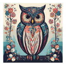Wise Whimsy Owl descargable