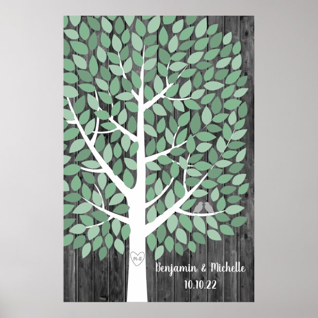 Póster Wish Tree - 200 Leaf Guest Book Alternative Poster (Frente)