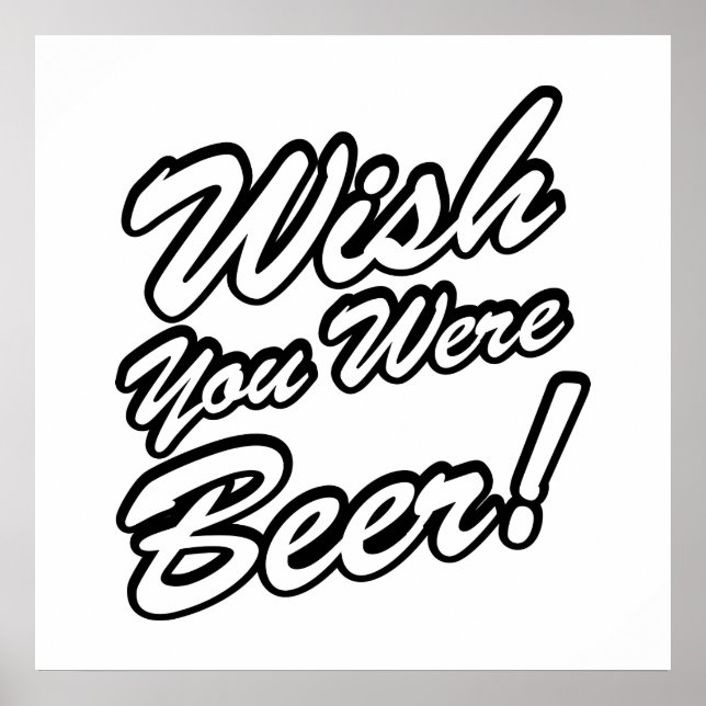 Póster Wish You Were Beer! (Frente)