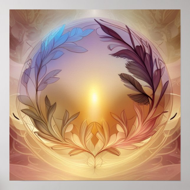 Póster Wispy Fairy Rings II (Frente)