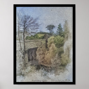 Póster Wissahickon Station Railroad Bridge Pennsylvania