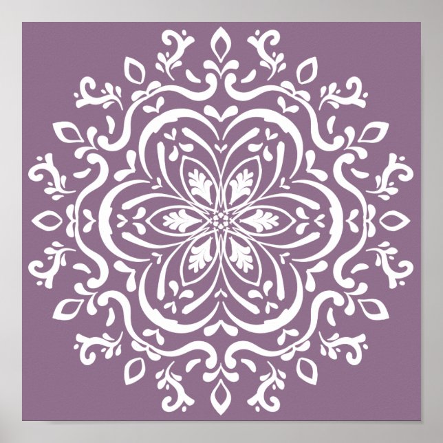 Póster Wisteria Mandala (Frente)