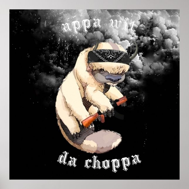 Póster wit da choppa appa (Frente)