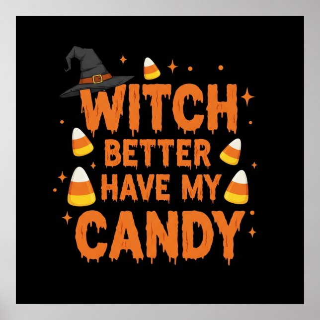 Póster Witch Candy Tee (Frente)