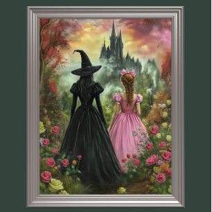 Póster Witch & Dorothy Digital Art - Mago de Oz
