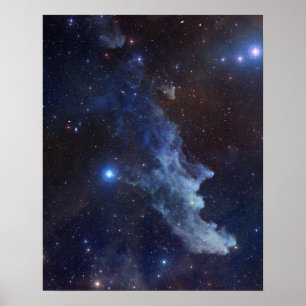 Póster Witch Head nebula space NASA astronomy